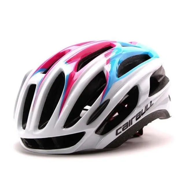 Ultrakönnyű kerékpáros sisak pink-white-2 m54-58cm