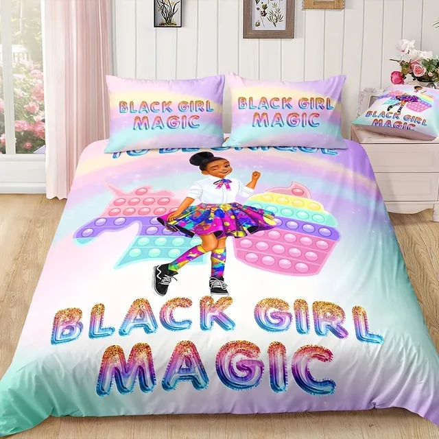 Povlečení Jednorožec a černá holka: Konstelace snů pro malé i velké