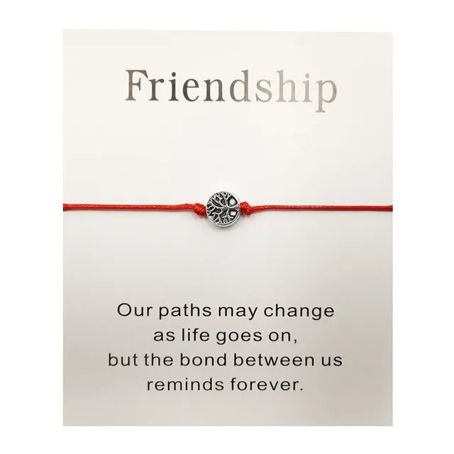 Lanyard bracelet with tree of life - friendship