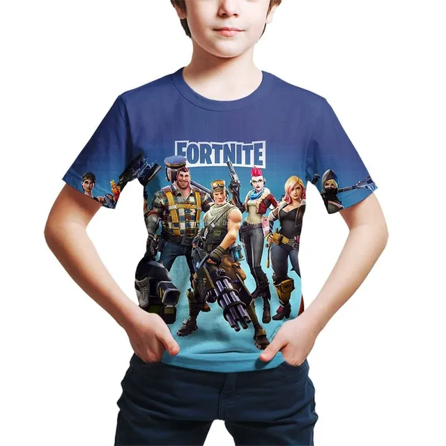 Men's T-shirt with stylish Fortnite printing