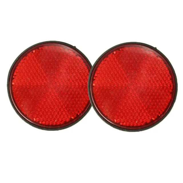 Screw-on motorcycle reflector 2 pcs