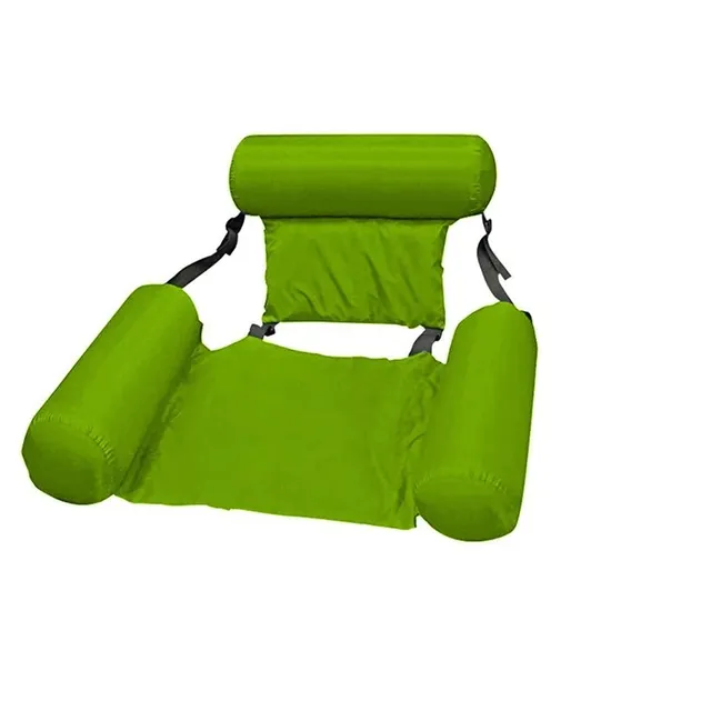 Inflatable folding chair for water