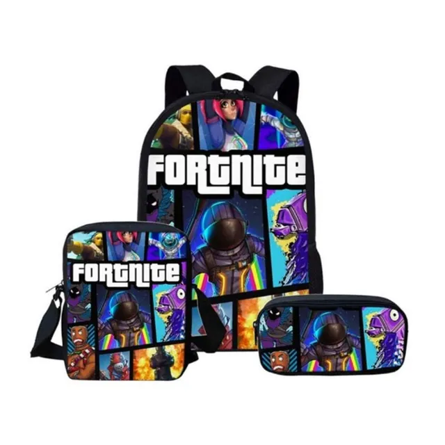 Set of children's bags with the motif of computer games Fortnite D
