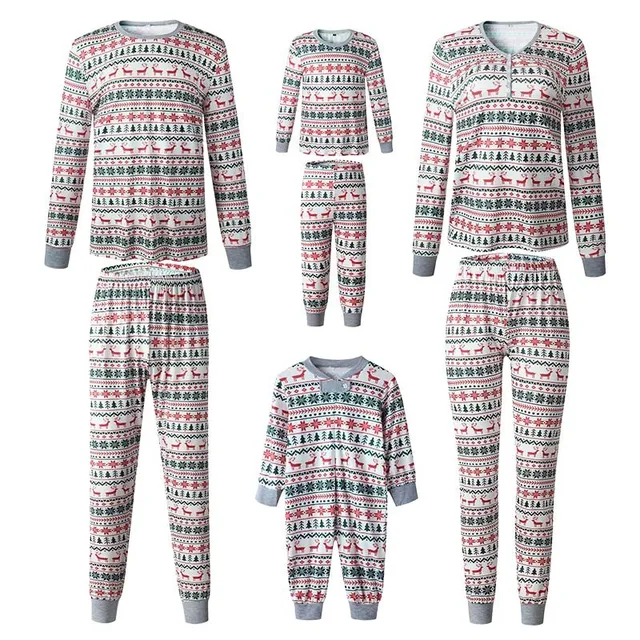 Veselé Vánoční pyžamo pro rodinu Trucco