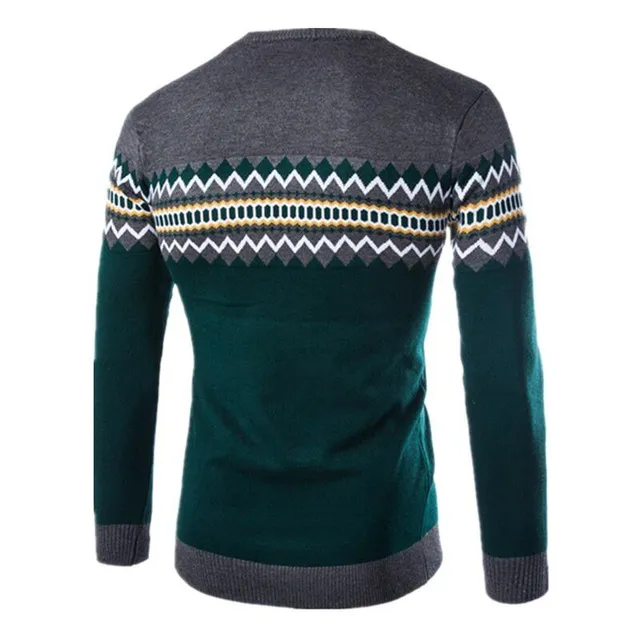 Men's sweater Damiar - green