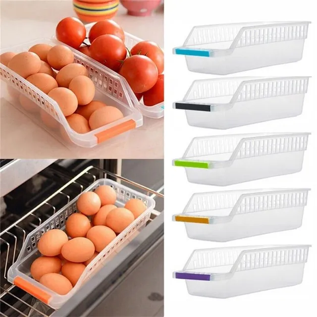 Plastic refrigerator drawer