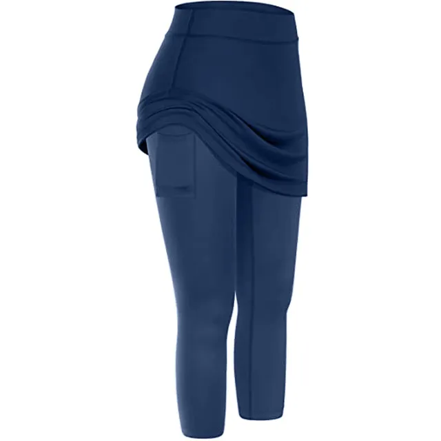 Fustă pantalon 3/4 pentru femei Jogging Stretch