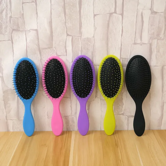 Colored hairbrush