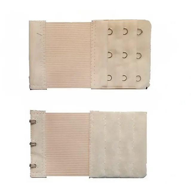 Textile extension circuit for bras with hooks