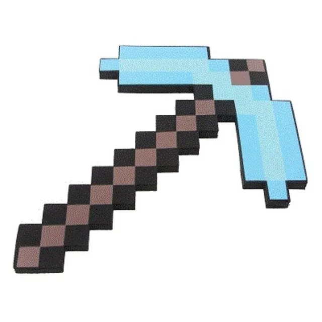 Children's toy with the motif of the popular game Minecraft