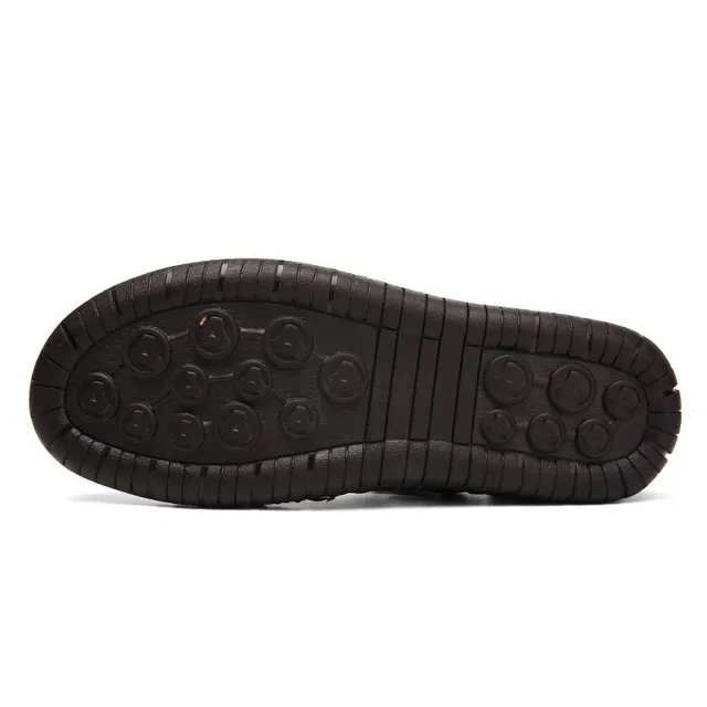 Pánske pohodlné koženkové sandále - priedušné letné a vonkajšie turistické topánky