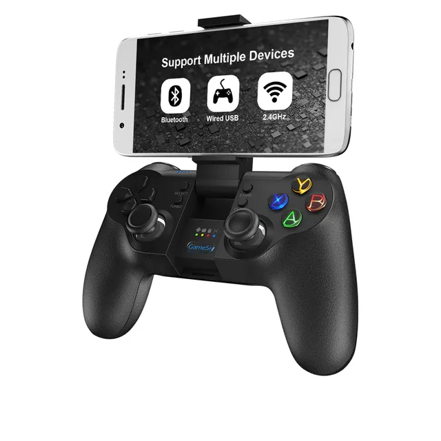 Wireless gamepad mobile game controller