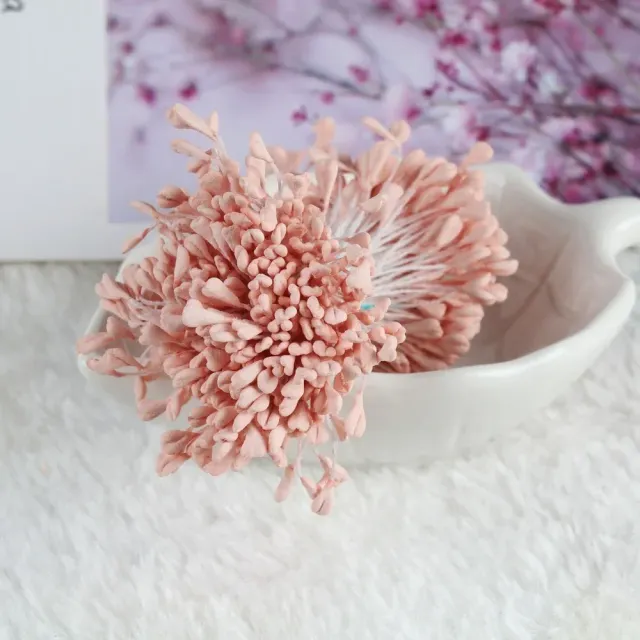 400 bucăți bețișoare mate de flori cu imitație de ipsos pentru creații DIY