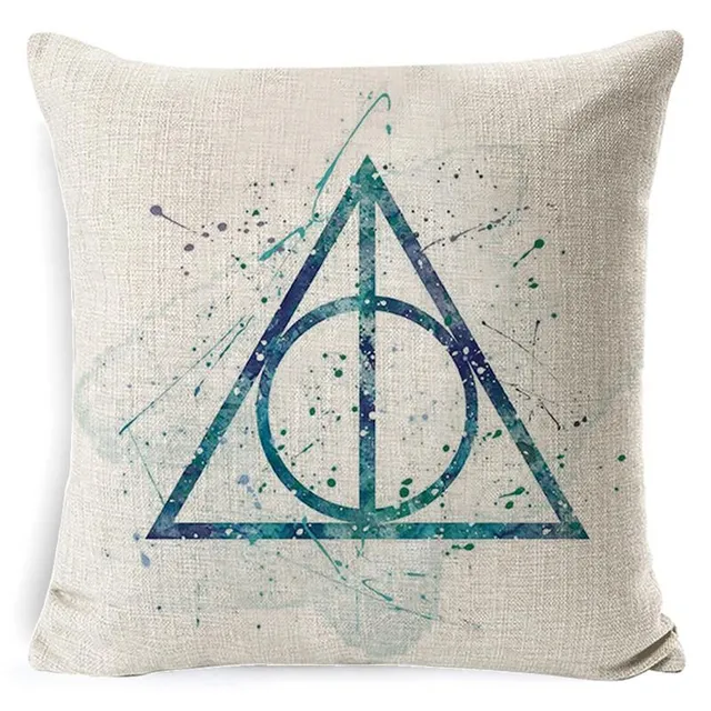 Luxusní povlak na polštářek s motivem Harry Potter
