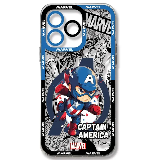 Trends silicone cover with pictures of favourite comic book heroes on iPhone phones