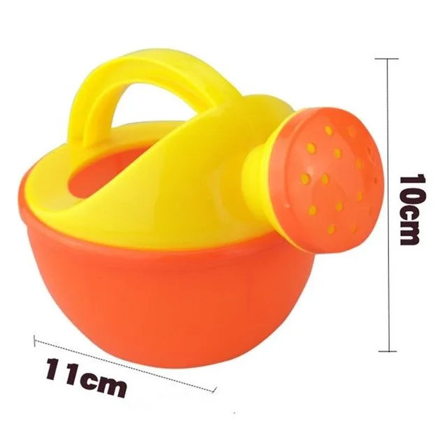 Plastic teapot with a sprinkle for children