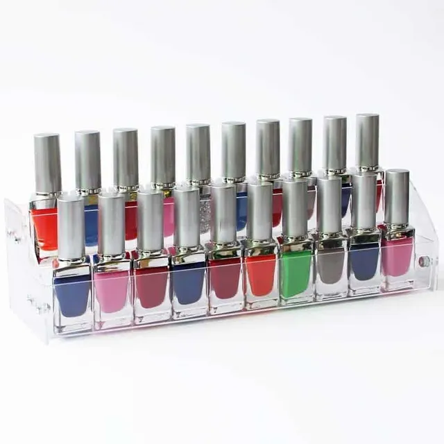 Plastic nail polish organiser