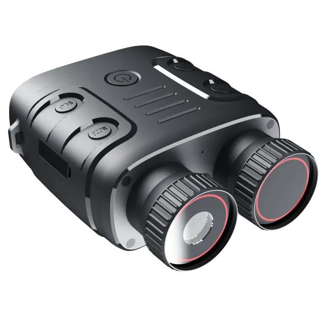 Binocular infrared night vision with 5x digital zoom for day and night use, photo and video, for hunting and sailing