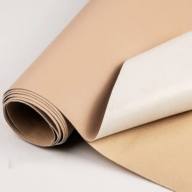 Self-adhesive PU leather for easy furniture repair