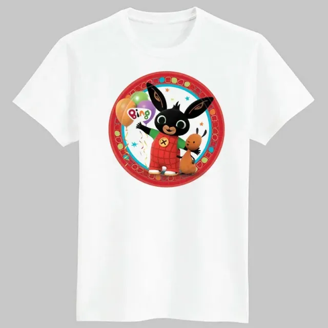 Baby stylish T-shirt with Bing bunny printing and his friends