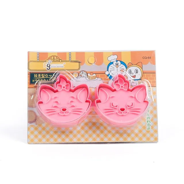 Animal-shaped cookie cutters 2 pcs