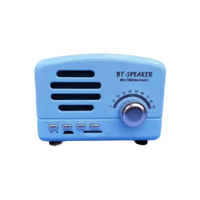 Wireless stylish retro mini speaker - more colours