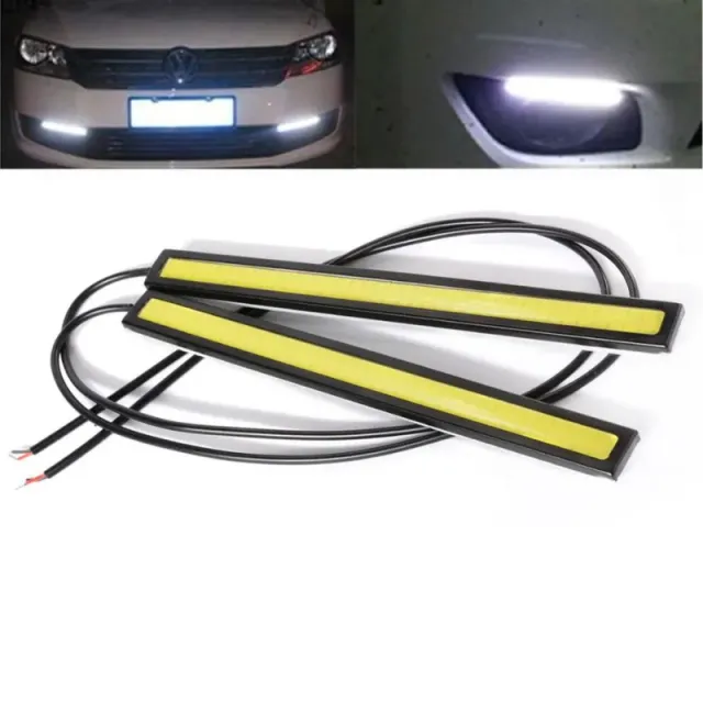 DRL 2pcs car light bars 2x17cm for daytime running light