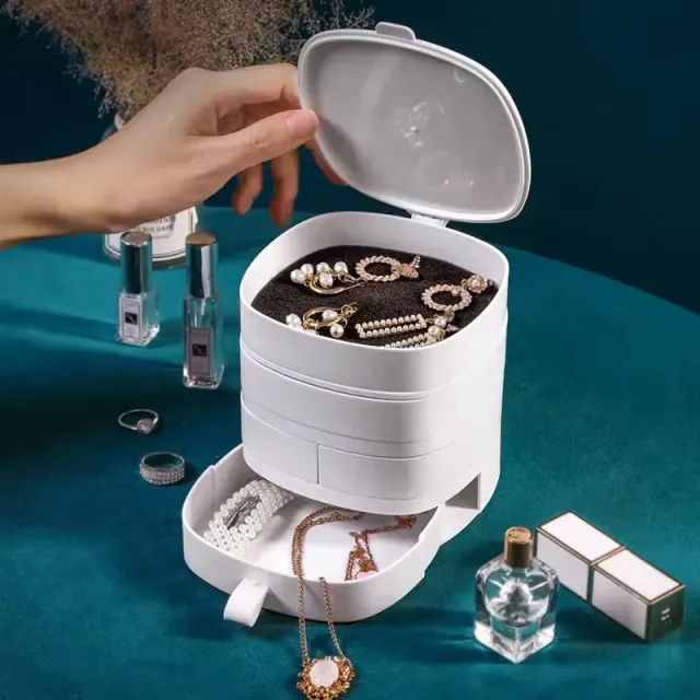 Rotating jewellery box