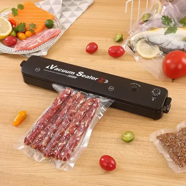 Automatic Food Vacuum Packing Machine With Bag Storage Compartment, Vacuum Food Storage Machine