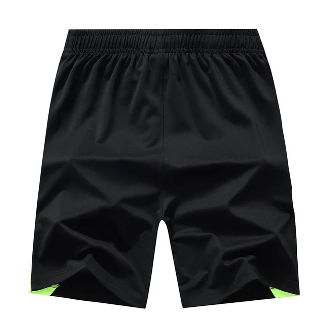 Pantaloni scurți de bumbac pentru bărbați cu talie elastică - Pantaloni sport confortabili pentru alergare