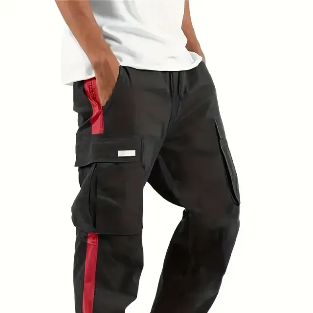 Men's Stylish Cargo Joggers with Capsules - Breathable