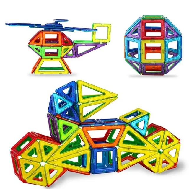 Magnetic building set 184 pcs