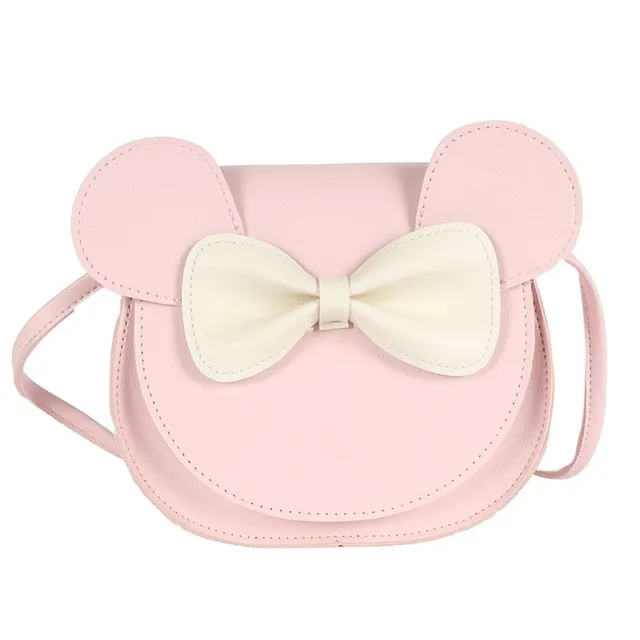 Cute crossbody purse over shoulder with bow - different colors
