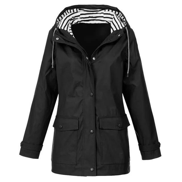 Women's lightweight chamois jacket c-black s