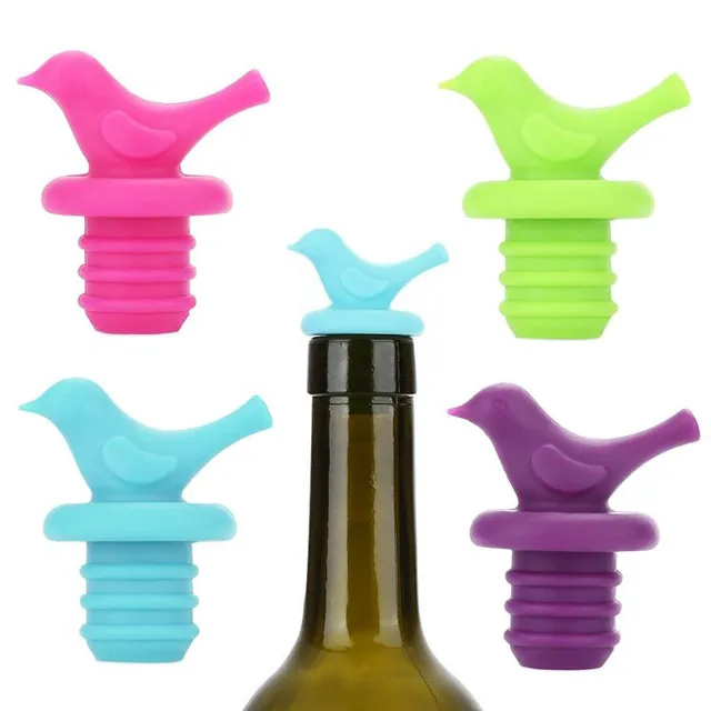 Bird-shaped wine stopper