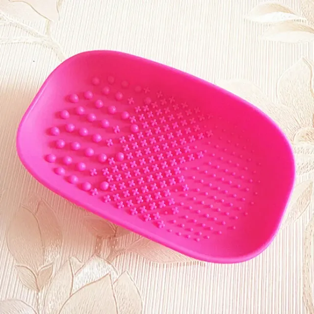 Practical silicone bowl for perfect maintenance and care of cosmetic brushes - more colors