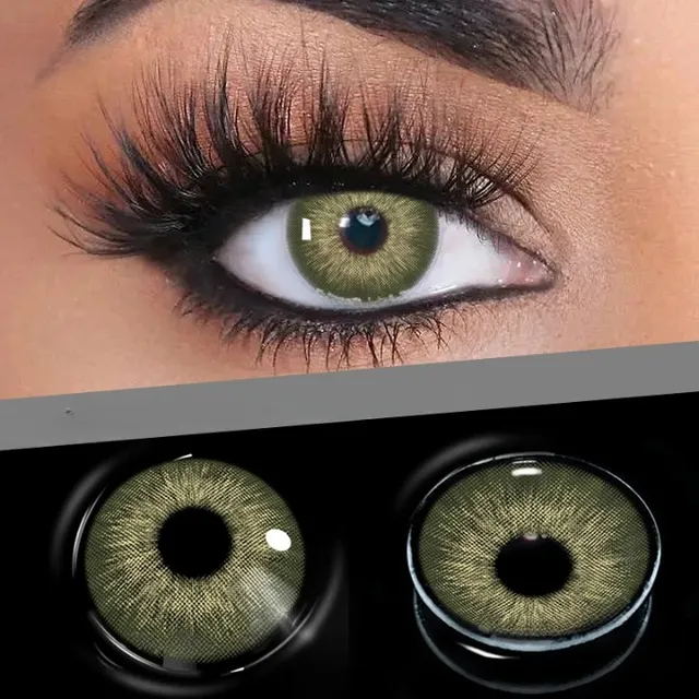 Luxury contact lenses without dioptre - realistic colors, several variants