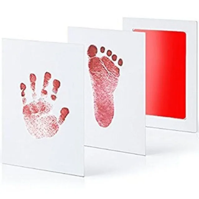 Plăcuță pentru amprenta mâinii sau piciorului bebelușului - mai multe culori
