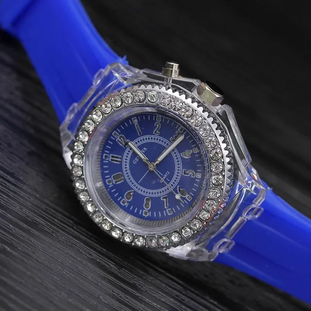 Krásne dámske hodinky so svietiacim remienkom Afif
