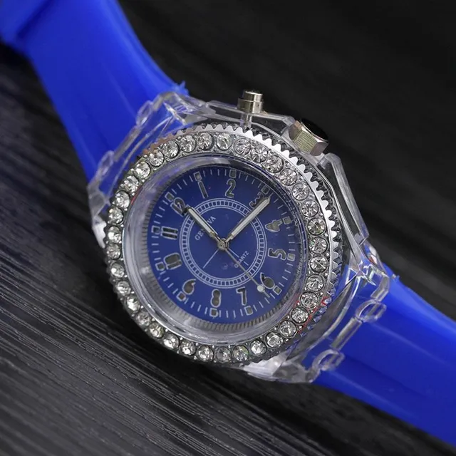 Ladies beautiful watch with luminous strap Afif