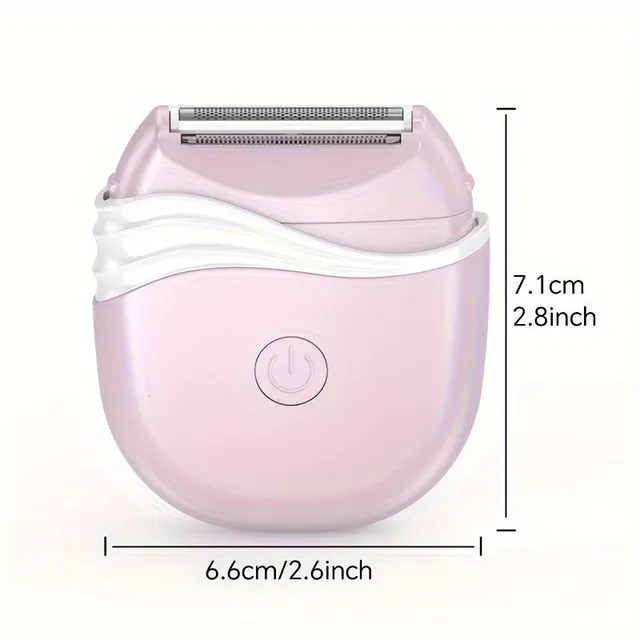 Women's wireless shaver for intimate parts and body