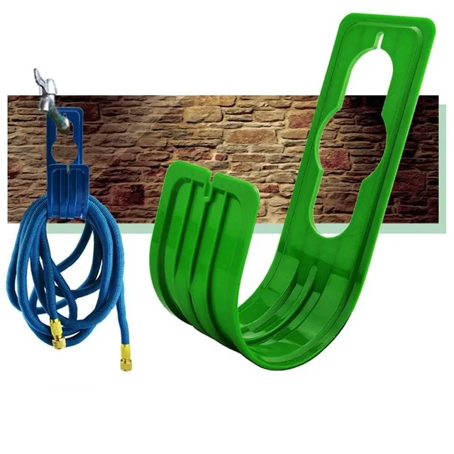 Hinge holder for garden hose