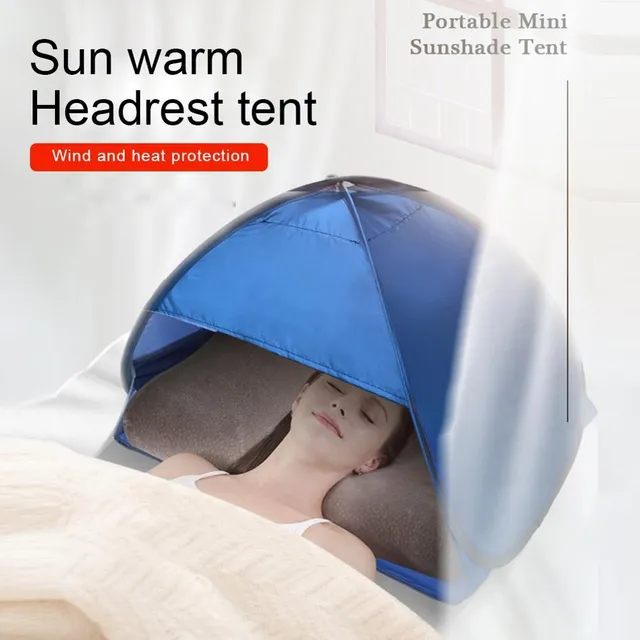 1pc Portable Beach Tent Tent Pillow Small Foldable Sun Shelter Personal Tent Sun Shade Mini Beach Umbrella Tent Sun Shelter