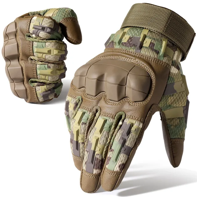Profesionálne protišmykové taktické rukavice pre outdoorové aktivity