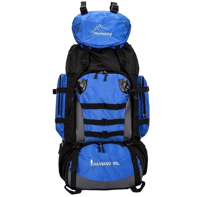 Large capacity 90L hiking backpack for men