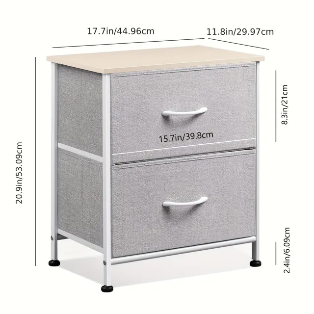 1pc Night Deposit Box With 2-layer Drawer, Large Capacity Storage Stand On Books, Free Standing Night Table, Resistance Storage Clothes, Storage Furniture Pro Houses Do Bedrooms, Bathrooms, Offices, Chambers