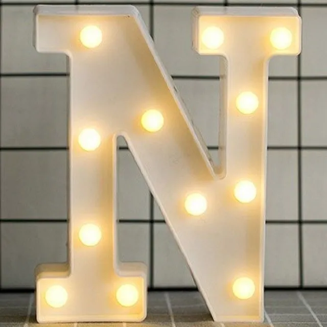 Decorative illuminating letters