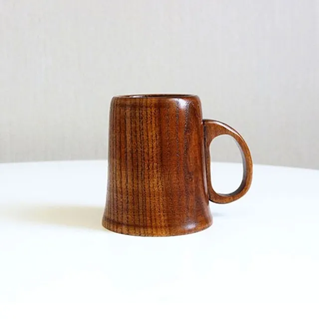 Beautiful wooden mug