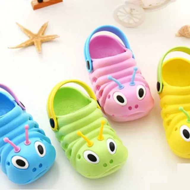 Baby slippers caterpillar