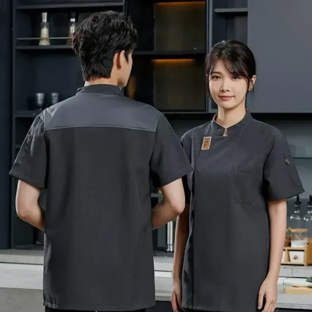 Košeľa kuchára Unisex s krátkym alebo dlhým rukávom - Cook uniforma
